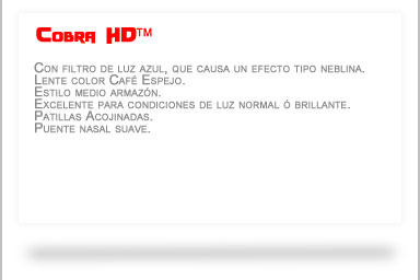 Cobra HD Crossfire Text